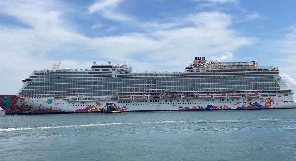 Genting Dream arrives at Marina Bay Cruise Centre Singapore to start sail from 15 June